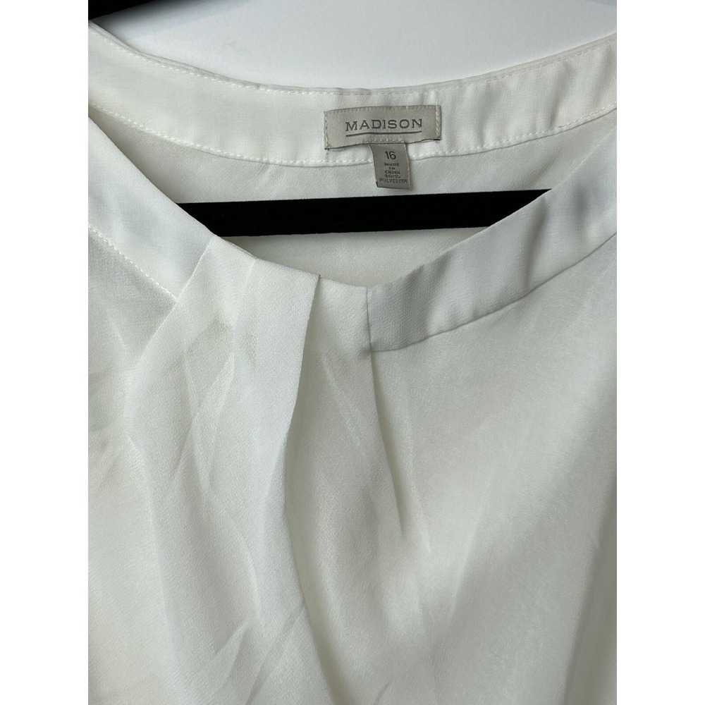 Madison Ivory Tank‎ Top Business Women's 16 NWT